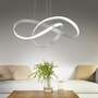 LED-Pendelleuchte 1-flammig Glas Metall Silber 4
