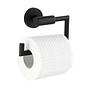 Toilettenpapierhalter Bosio II Edelstahl Schwarz 3