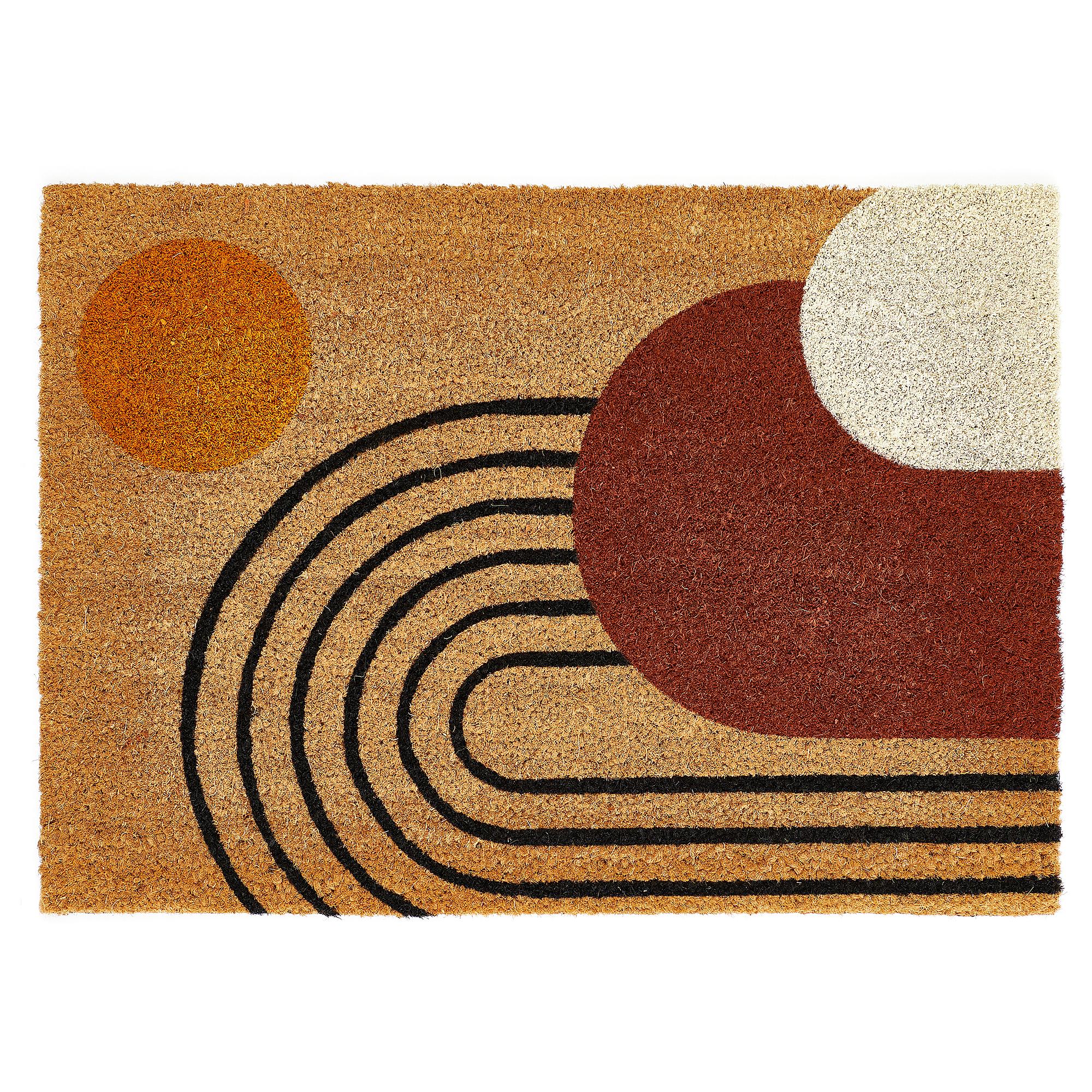 Coconut Geo Doormat Coconut Multicolored 1