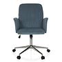 SOLAO CORD Office chair Swivel with cord look pigeon blue 0