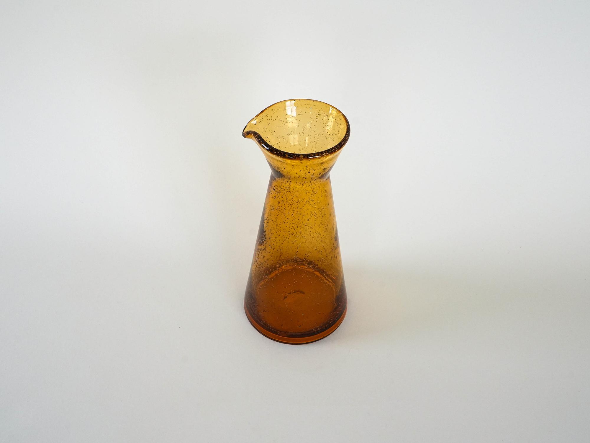 Glass carafe 1970s 4