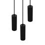 3-light Soka Pendant Light Iron Black 4