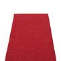 Mono Teppich Dunkel Rot 0