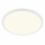 LED Ceiling Light Round Plastic White 0