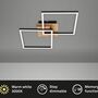 LED ceiling light 1-flame plastic metal 4