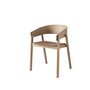 Cover Stuhl mit Polster Holz Textil Braun 0