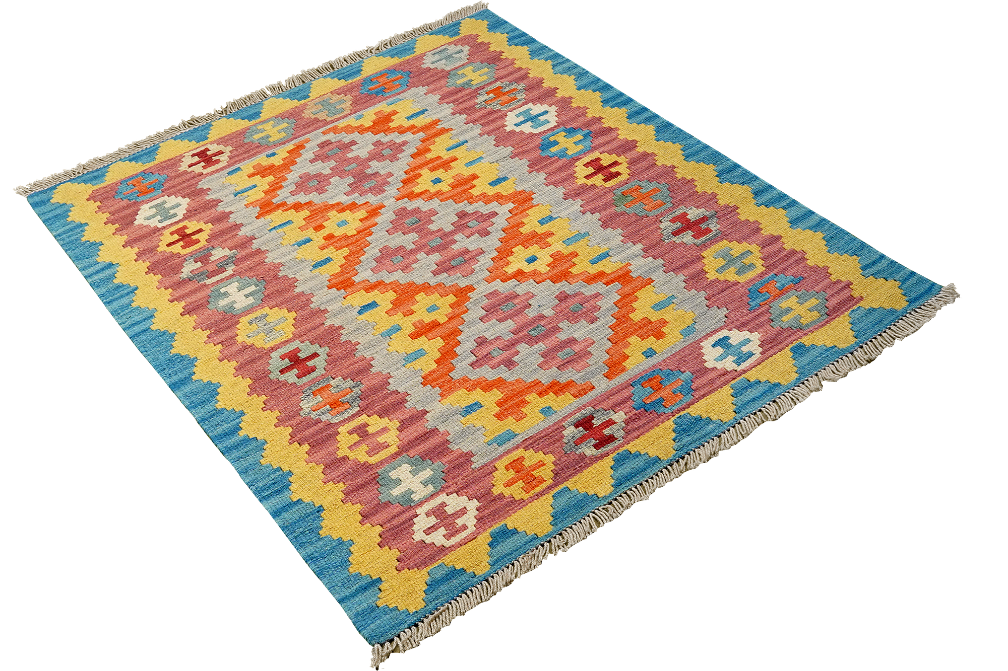 Kilim Gashgai Teppich Mehrfarbig 2