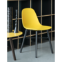 Babah W Sedia Plastica Legno Giallo 1