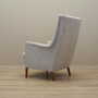 Vintage Sessel Holz Textil Grau 1960er Jahre 5
