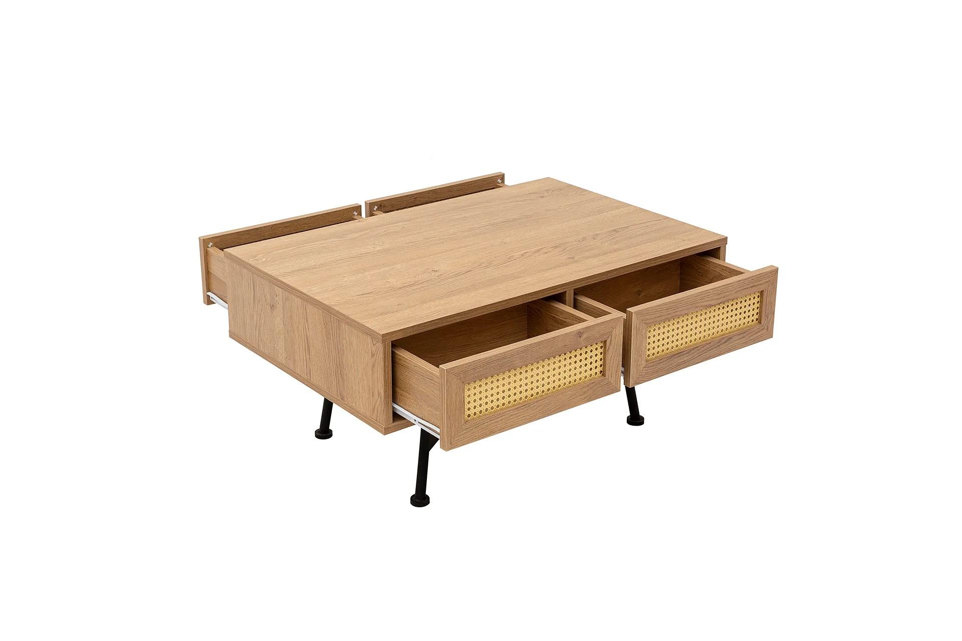 Nala 4 Coffee table Brown 9