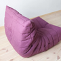 Togo armchair textile aubergine 5