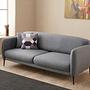 Venedik Sofa 3-Sitzer Grau 2