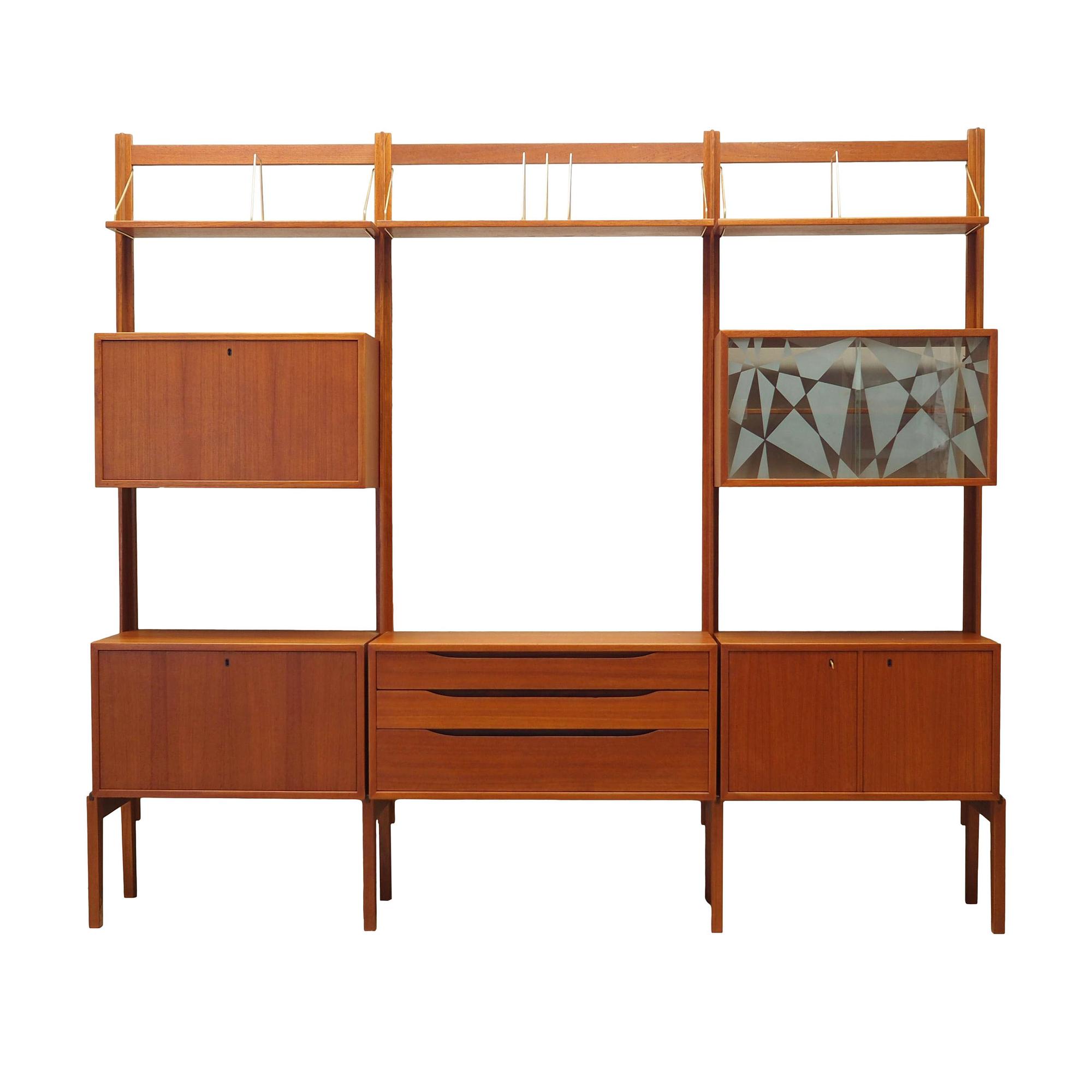 Regalsystem Teakholz 1960er Jahre 0