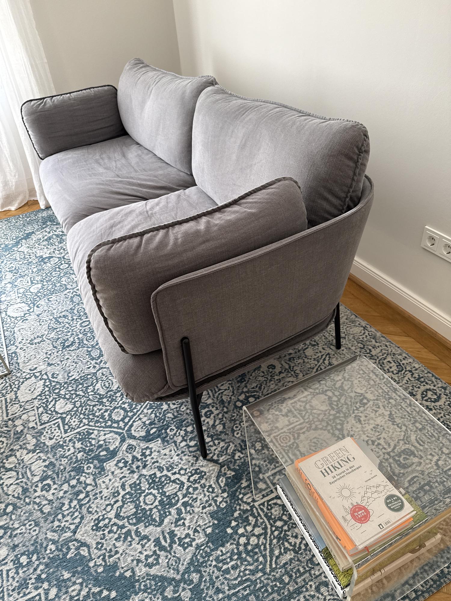 Cloud LN3.2 Sofa 3-Sitzer Baumwolle Grau 2