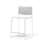 Sit BQ1209 Barstuhl Aluminium Weiß 0