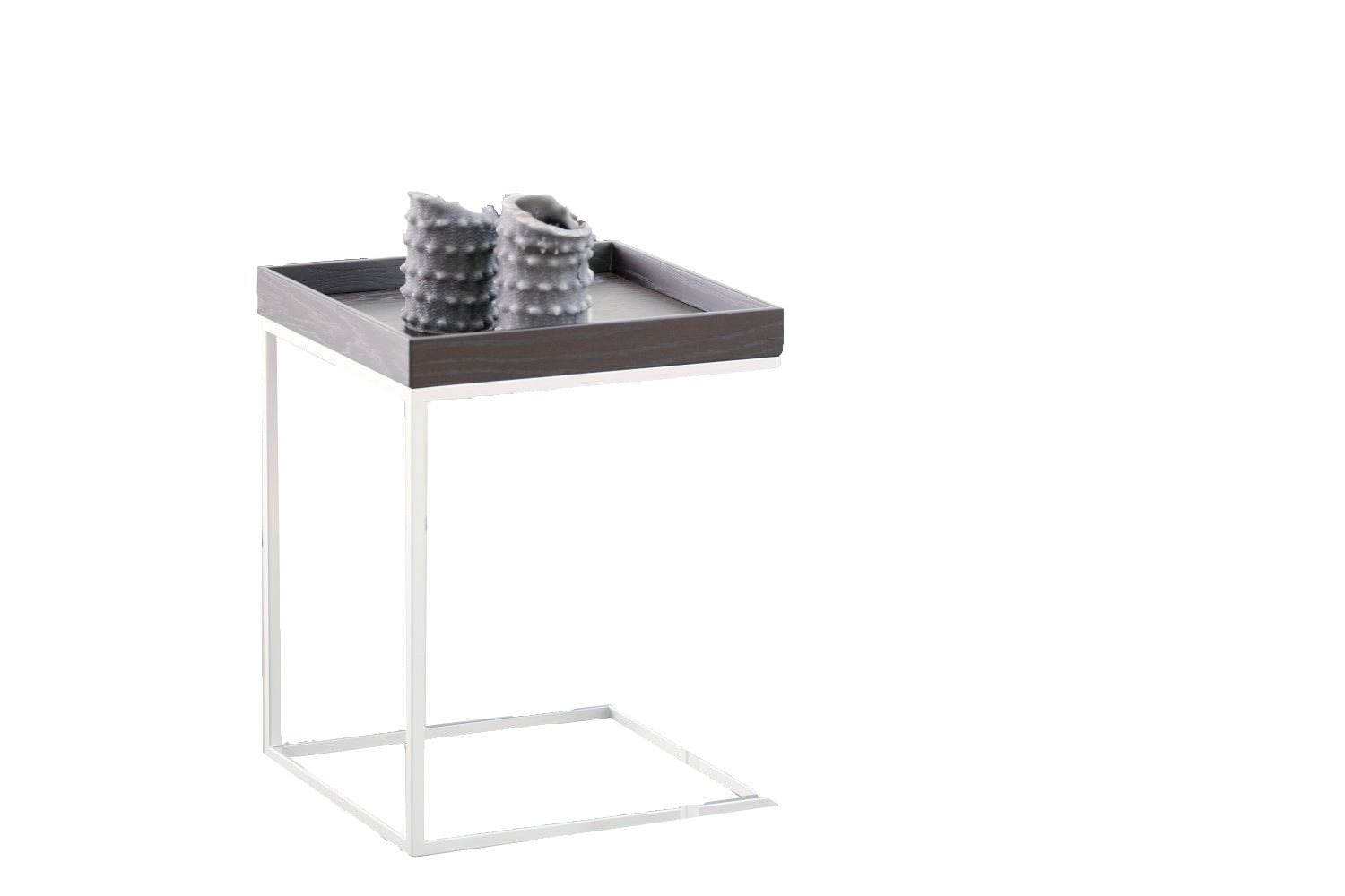 Pizzo Couchtisch Metall Weiß 0