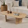 Ovalis Coffee Table Oak 2