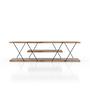 Canaz TV Stand Black Walnut Brown 0