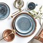 Hilda Geschirr-Set 16-tlg. Steinzeug Blau 4