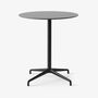 ATD5 Table Outdoor Laminate Metal Black 0