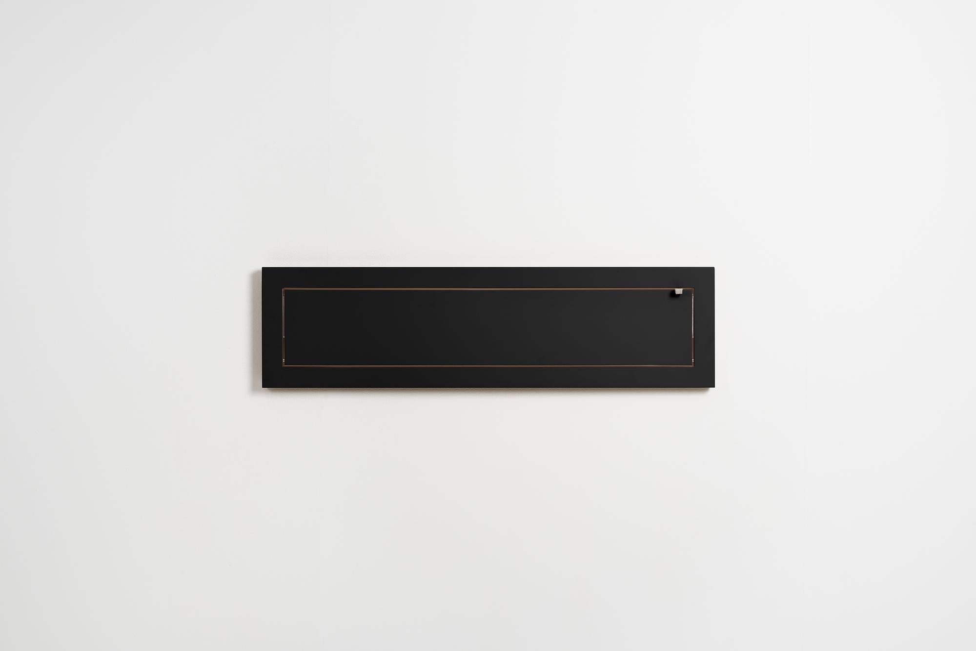 Fläpps Regal Schwarz 100 x 27cm 3