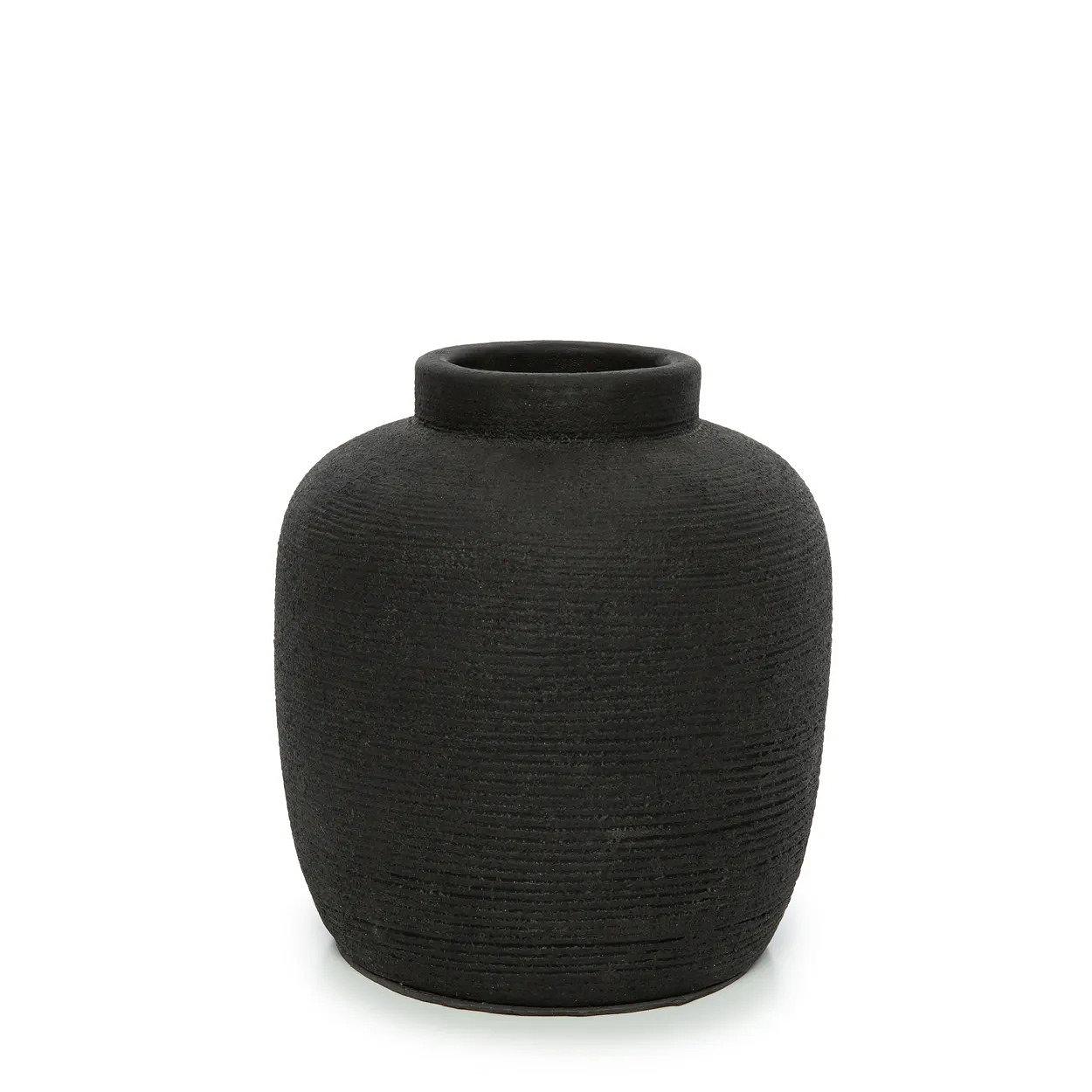 Peaky Vase Schwarz 2