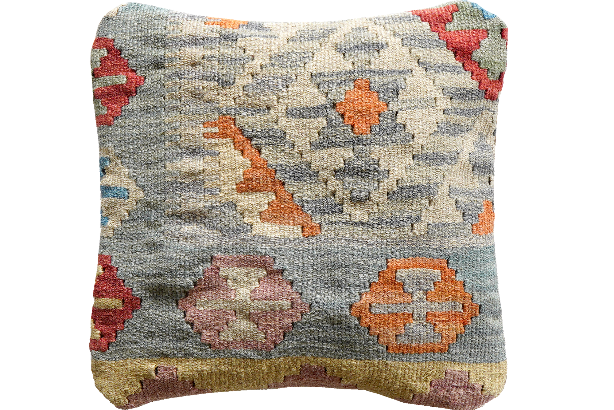Carpet Pillow Wool Cotton Multicolored 0