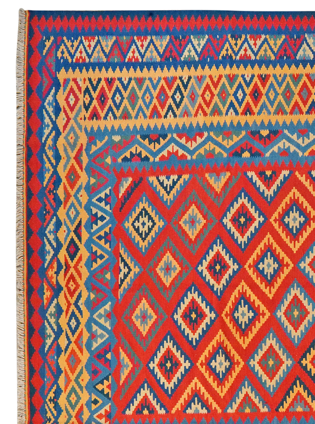 Kilim Gashgai Teppich Mehrfarbig 0