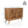 SANTJAGO WOOD XL Chest of drawers with 7 drawers Fir wood 5