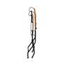 2x Gartenstuhl Holz Metall Braun 4