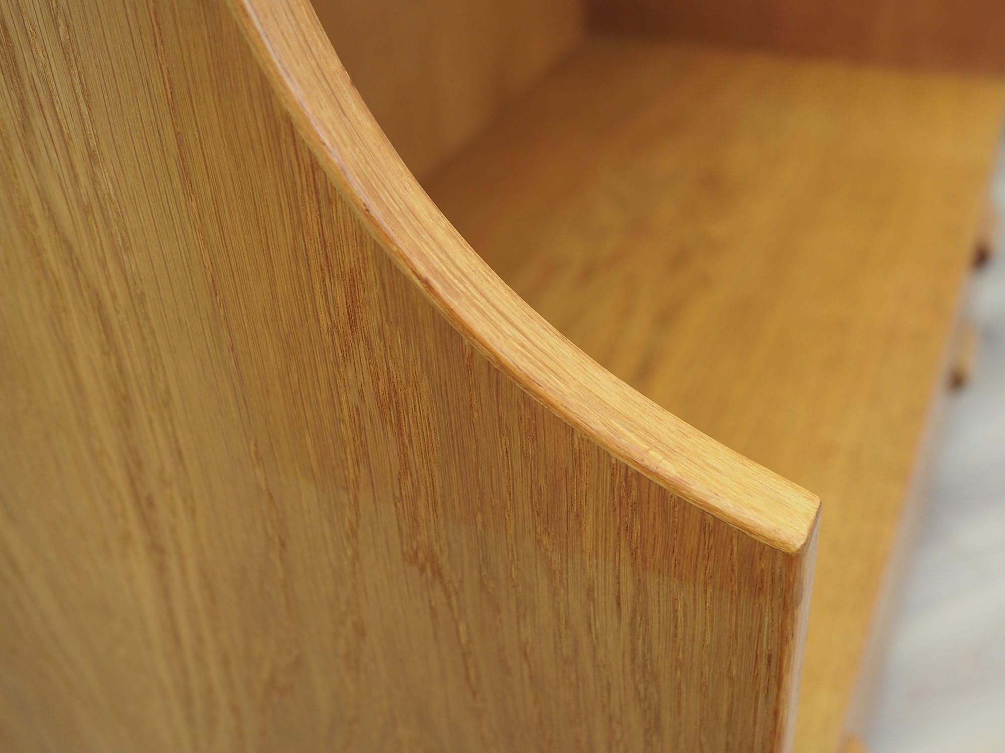 Vintage Bücherregal Holz Braun 1970er Jahre 10