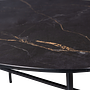 Vajen Coffee table marble look Black 6