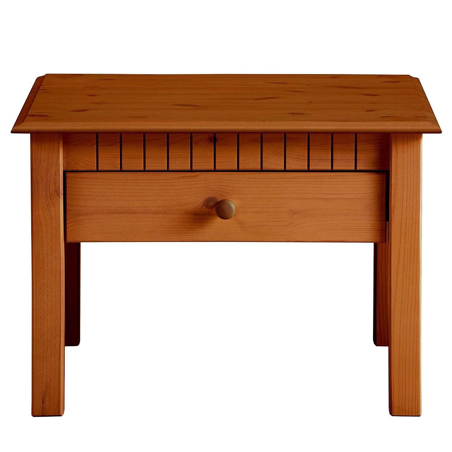 Coffee table Toila II Pine Solid Amber 1