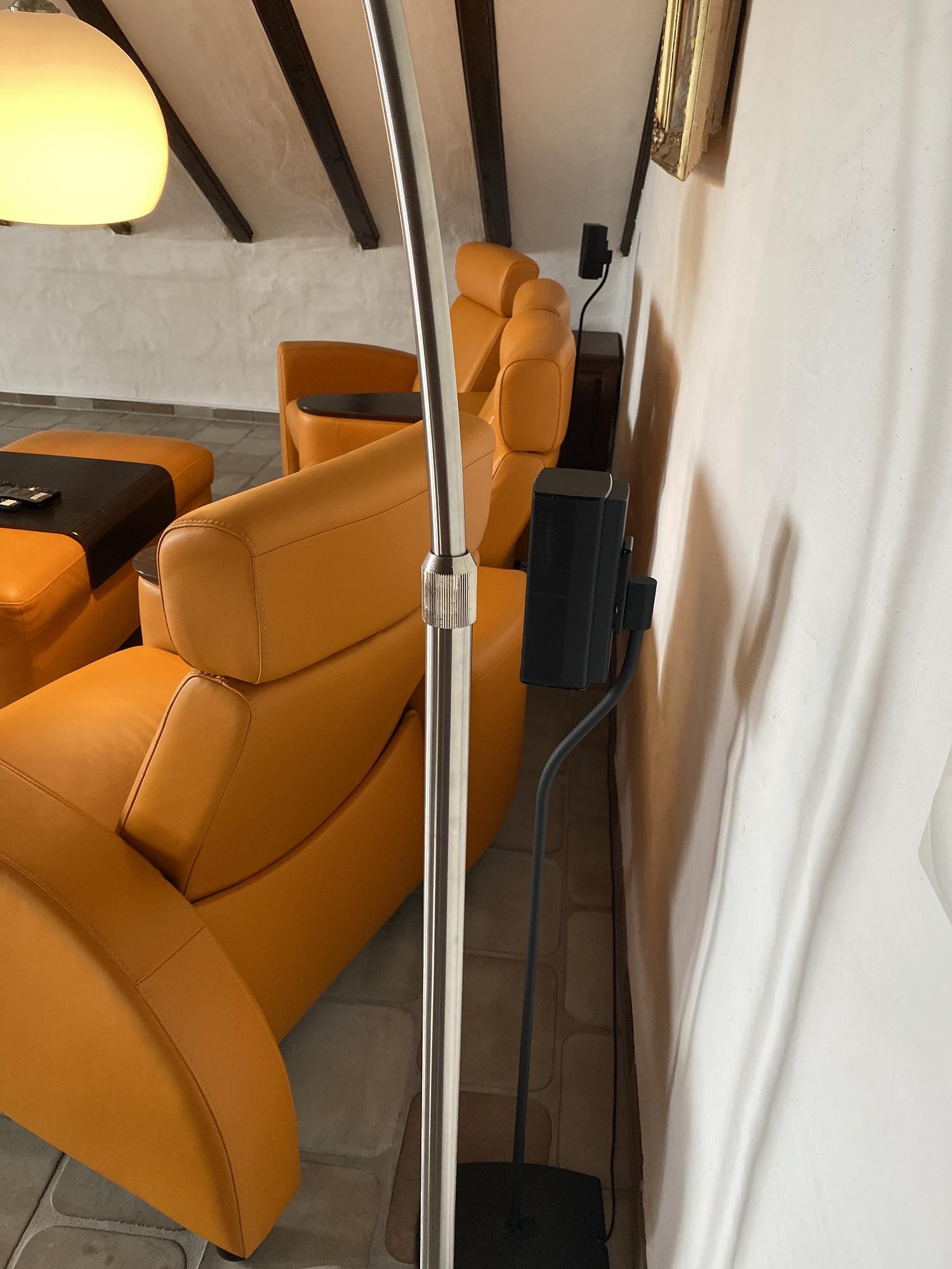 Arion 4-Sitzer Sofa mit Hocker Leder 3