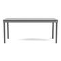 Vincent Außen-Couchtisch Anthrazit Grau Stahl 1