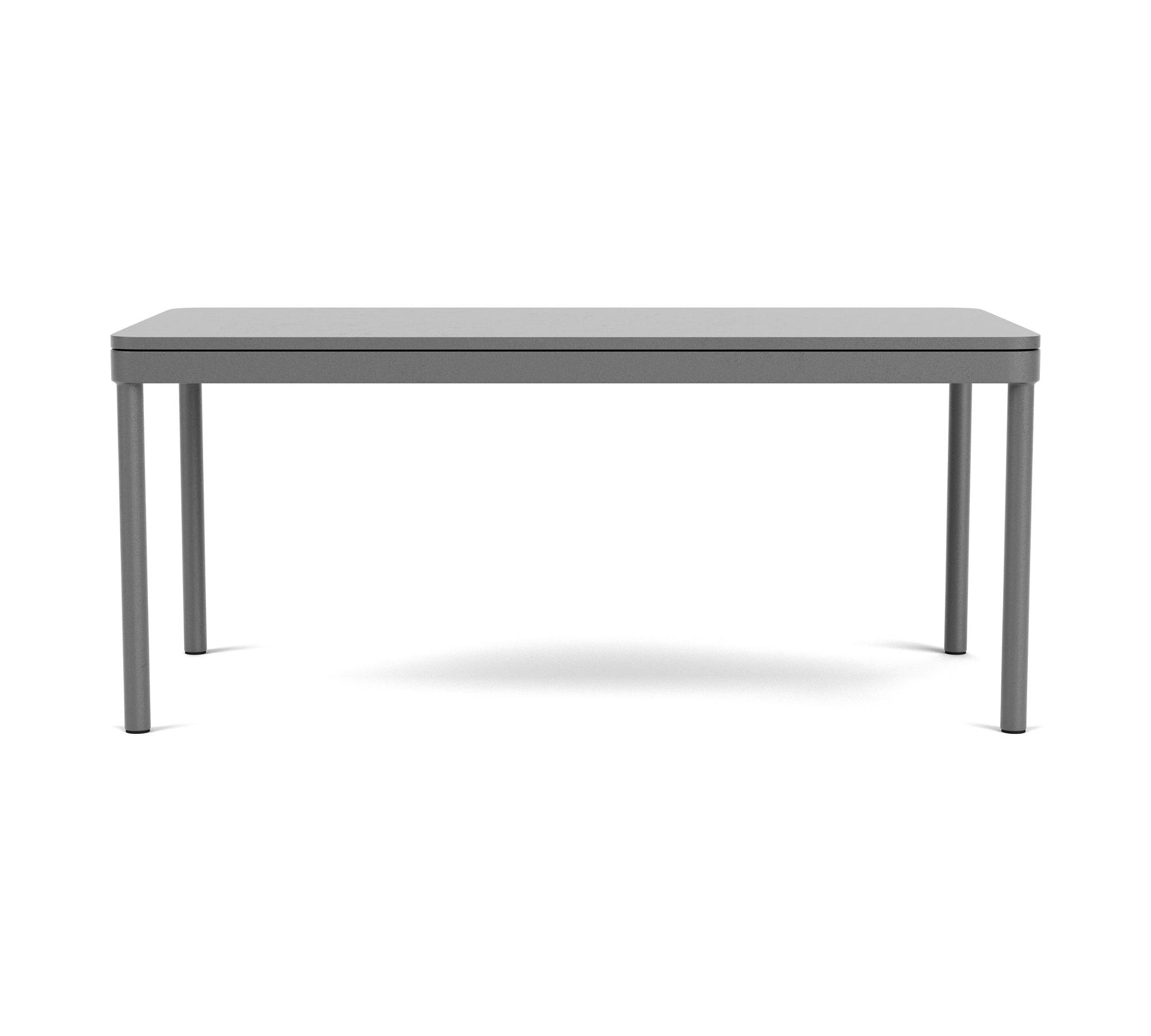 Vincent Außen-Couchtisch Anthrazit Grau Stahl 1