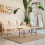 Tombé Couchtisch Holz Nussbaum 1