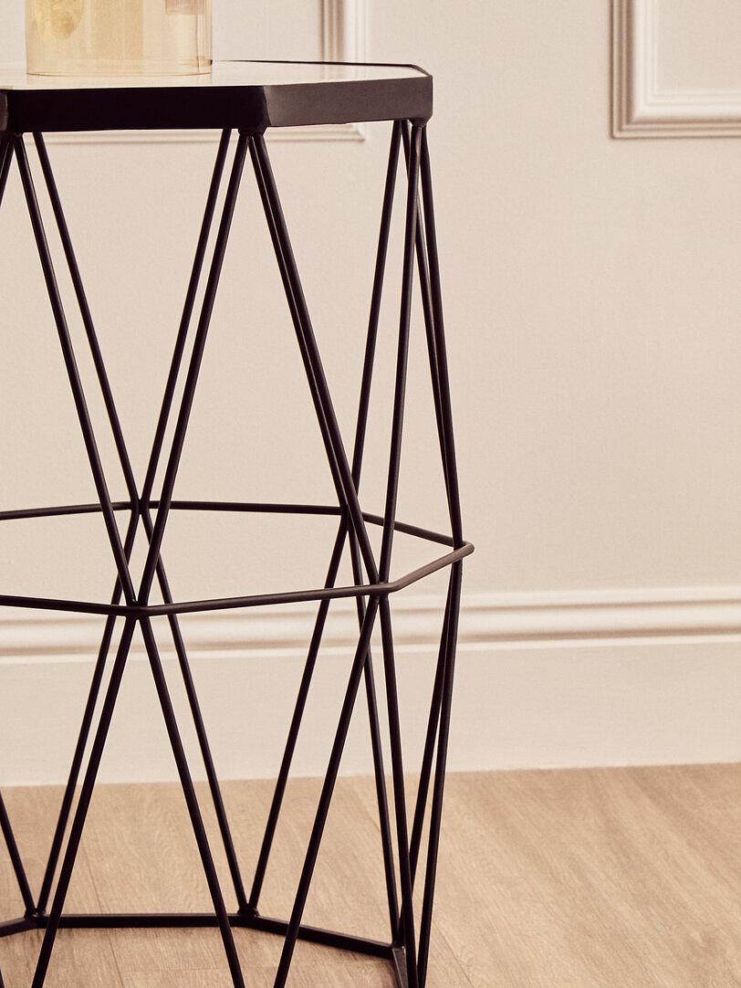 Shalimar Side Table Metal Black 3