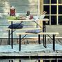 GOOD COMPANY Beer bench set 3-pcs. Iron Pine wood Natural Black 2