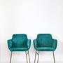 6x Bardot Armchair Velvet Multicolor 0