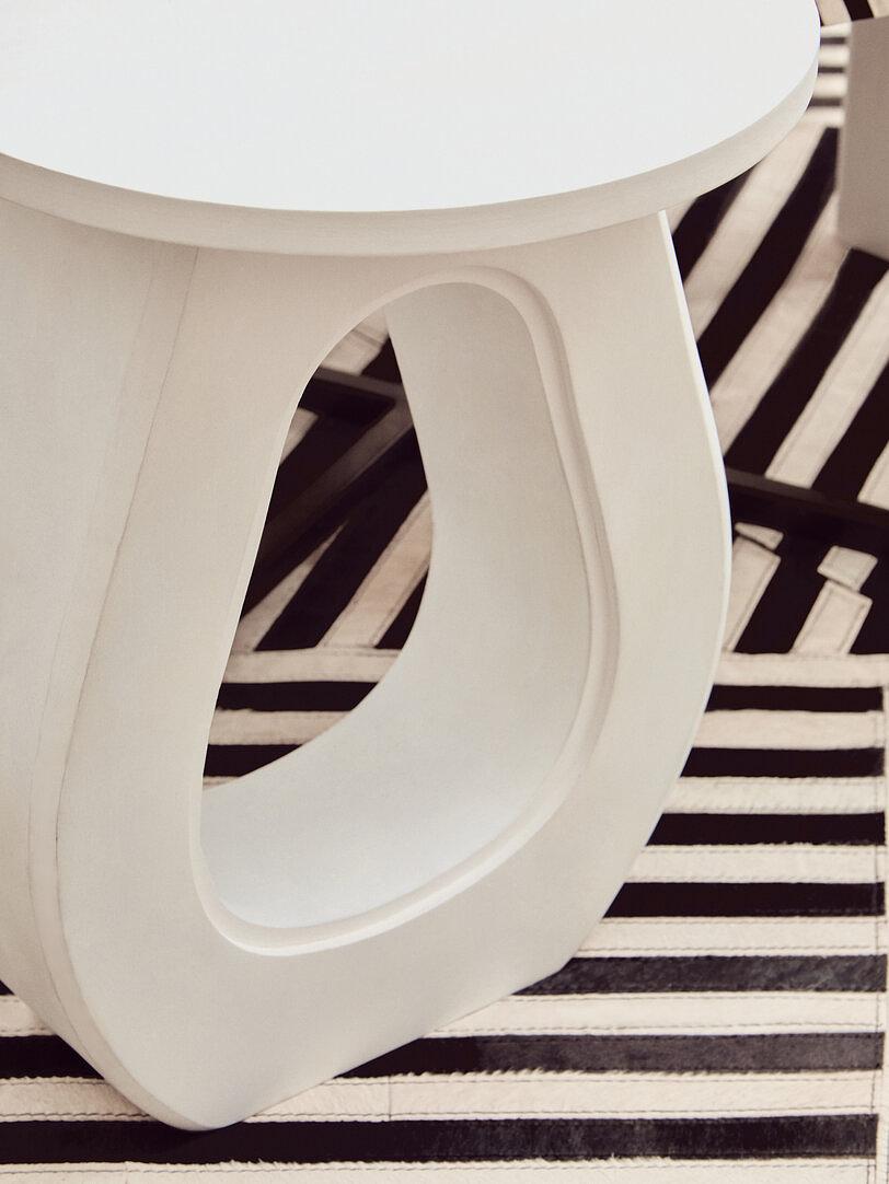 Walsa tavolino in legno di mango bianco 4