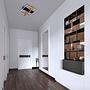 LED-Deckenleuchte Seramena Aluminium Eiche Massiv Schwarz 2