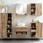Badschrank Wotaneiche Dekor 5