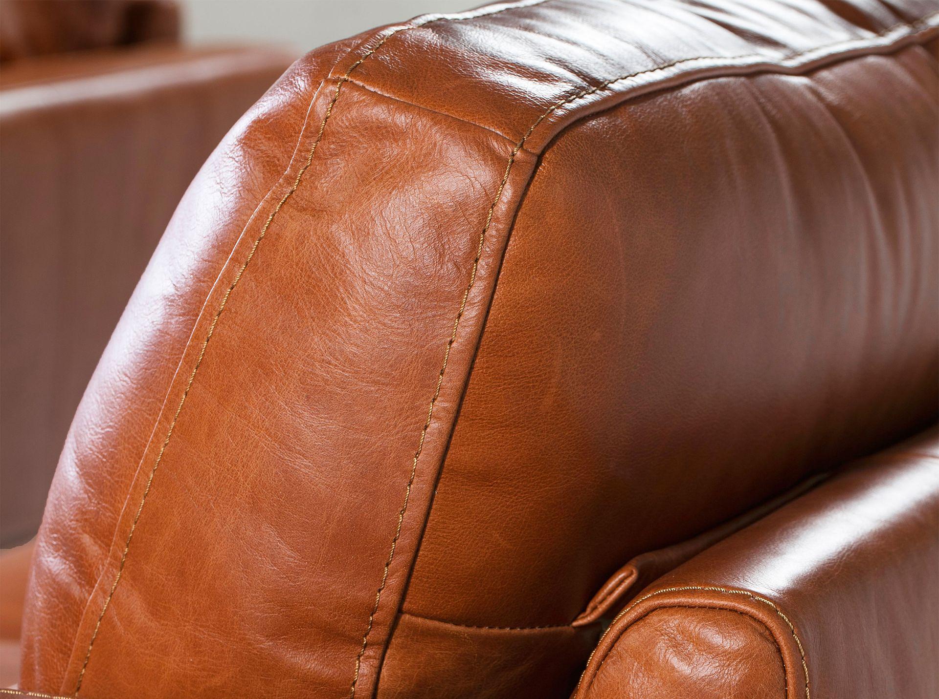 Sofa 2-Sitzer Leder Braun 3