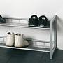 Schuhregal Kelowna I Alufarben 2