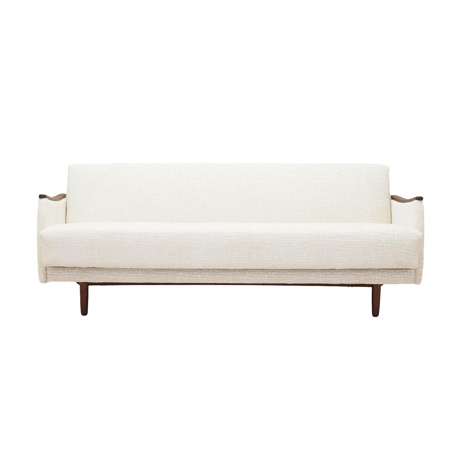 Schlafsofa Weiß 1970er Jahre 0