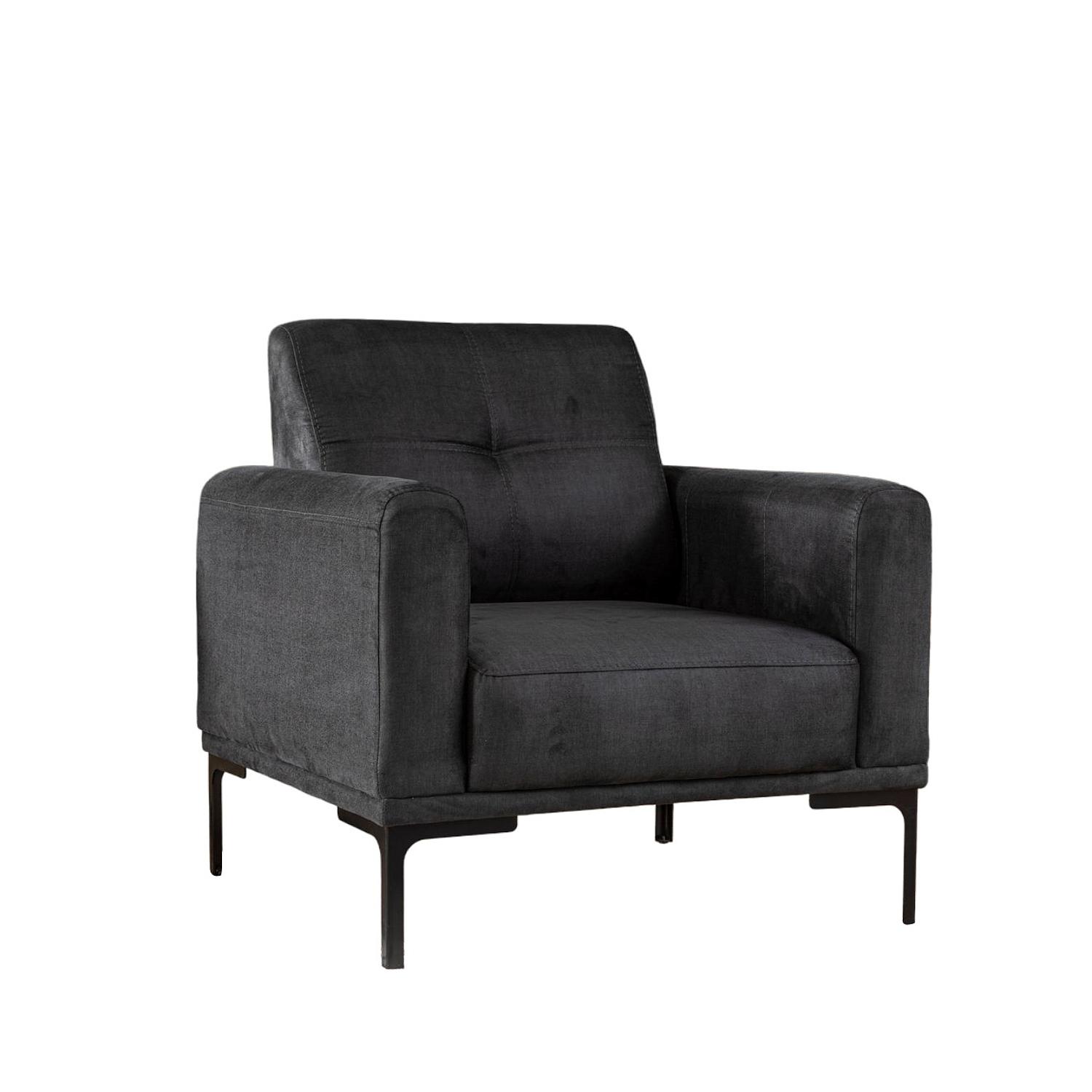 Mustang armchair dark grey 4