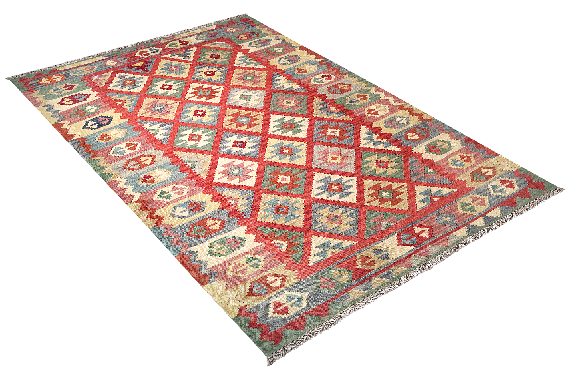 Kelim Gashgai Wool Multicolored 4