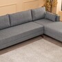 Sofa Récamiere Rechts Grau 1