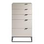 7019 Chiffonier Acciaio Grigio 4
